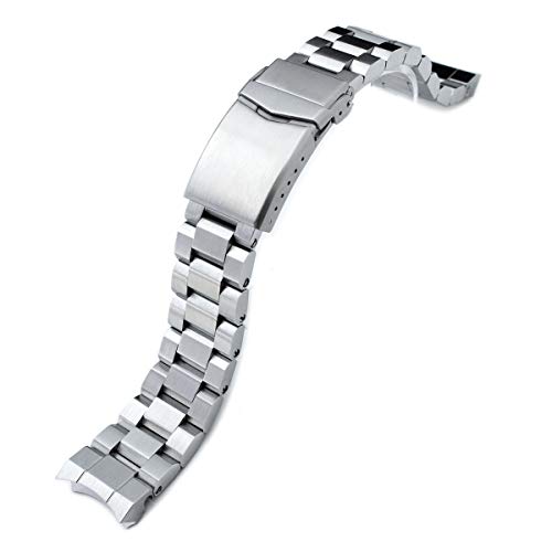 20mm Hexad 316l Edelstahl uhrenarmband für Seiko Sumo sbdc001, gebürsteter v-Verschluss von MiLTAT