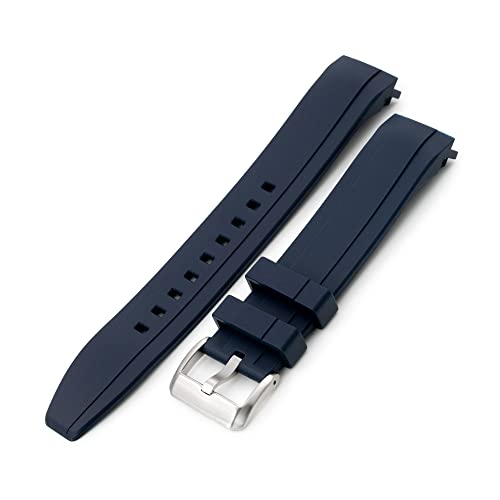 StrapXPro Gummiarmband kompatibel mit Seiko New Monster 4. Generation SBDY035 SRPD25, Blau von MiLTAT