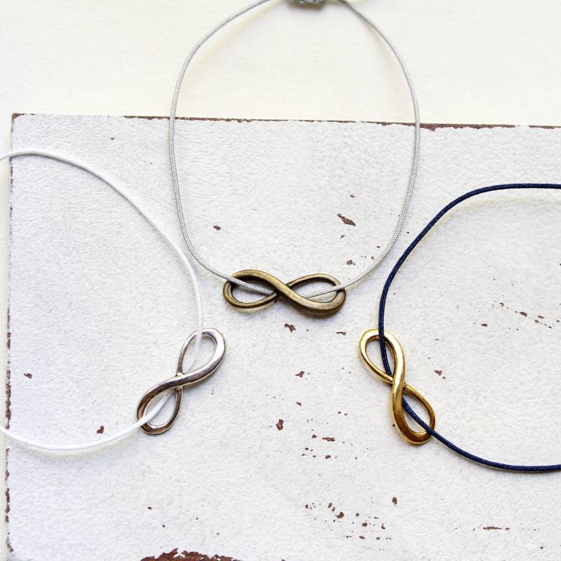 Armband Infinity - Makrameearmband, Armschmuck, Freundschaftsarmband von MiMaKaefer