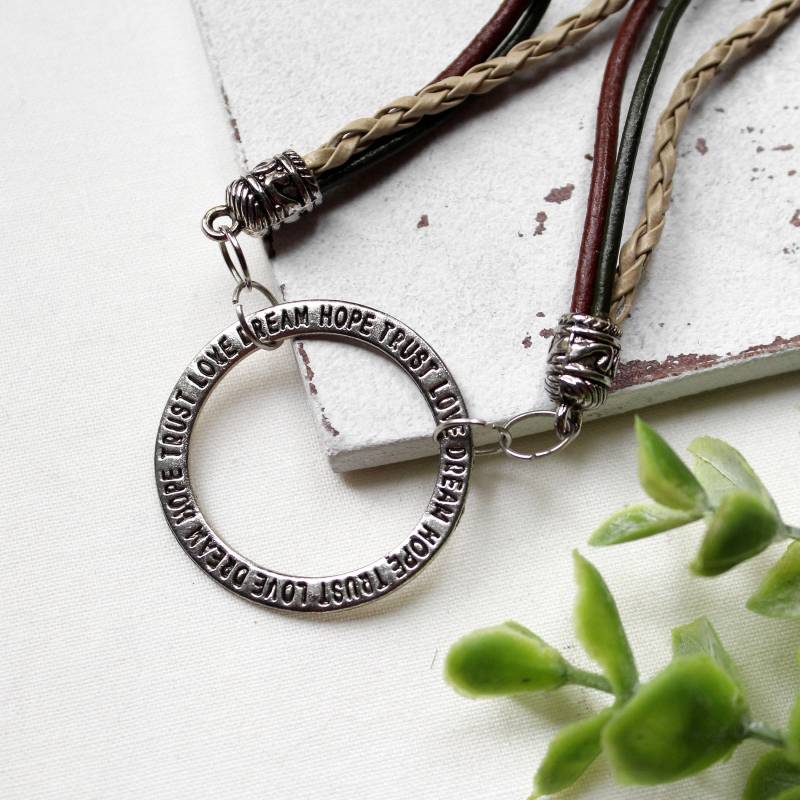 Kette Mit Ring Basiskette | Halsschmuck Geschenk Frau Freundin Schwester Mama von MiMaKaefer