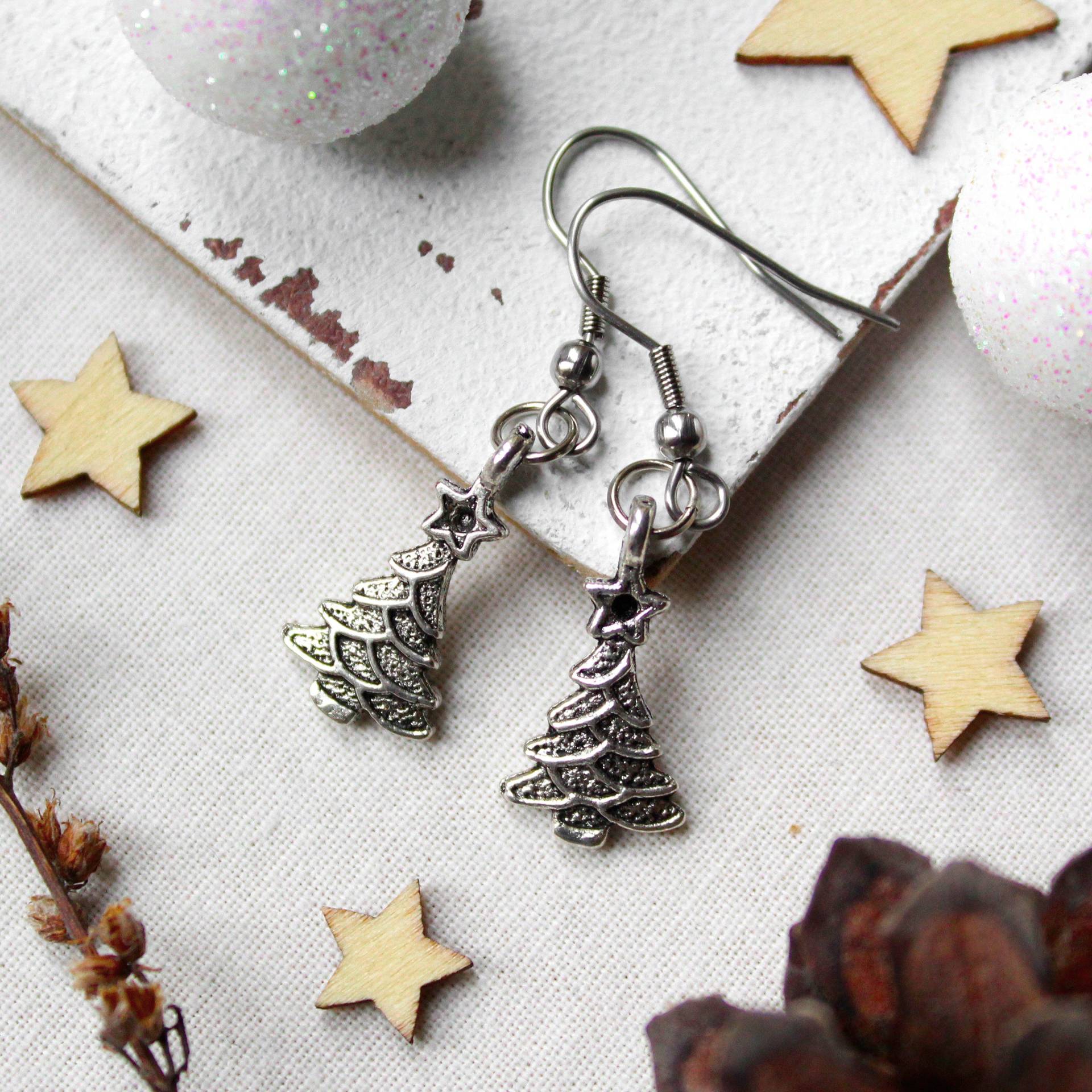 Weihnachtliche Ohrringe Weihnachtsbaum Ohrhänger | Ohrschmuck Weihnachten Weihnachtliche Ohrringe Weihnachtsbaum Ohrhänger | Ohrschmuck Weihnachten von MiMaKaefer