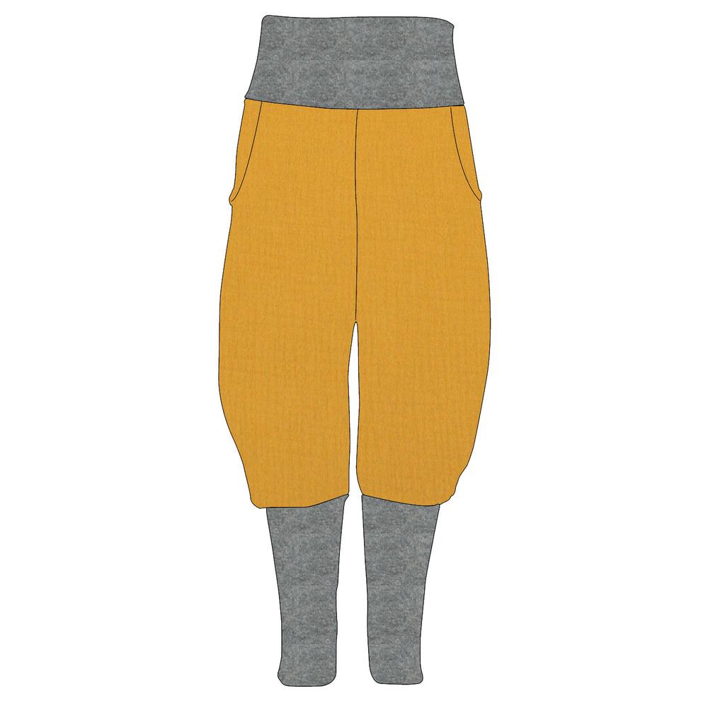 Damen Knickerbocker Musselin Senf von MiMaMaeuschen