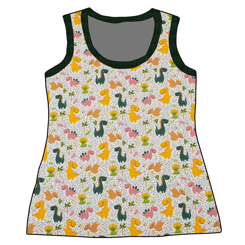 Damen Tanktop Dinoland Rosa von MiMaMaeuschen