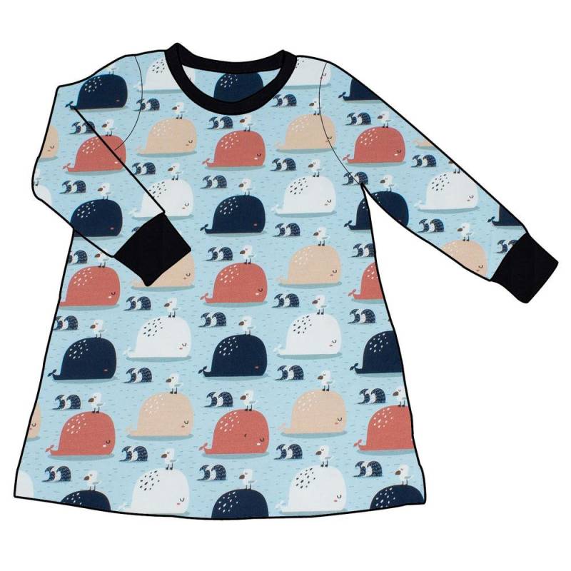 Kinder Basic Langarmkleid Walparade von MiMaMaeuschen
