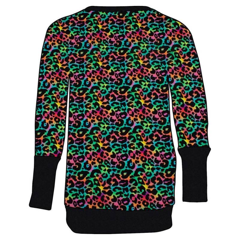 Kinder Retro Langarmshirt Leo Regenbogenfarben von MiMaMaeuschen