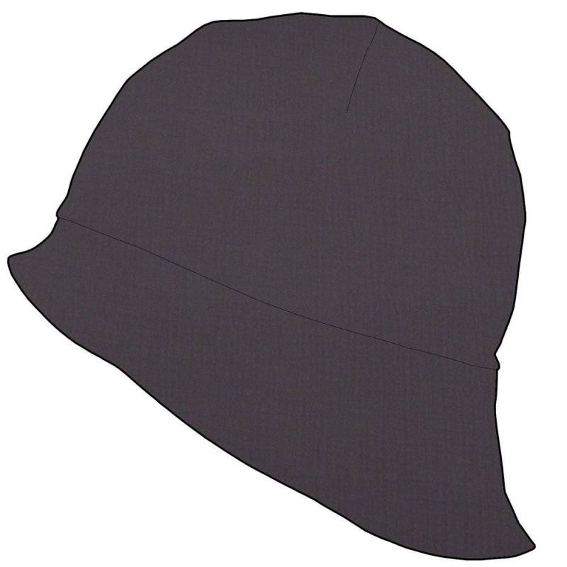 Kinder Sonnenhut/Sommerhut Musselin Dunkelgrau von MiMaMaeuschen