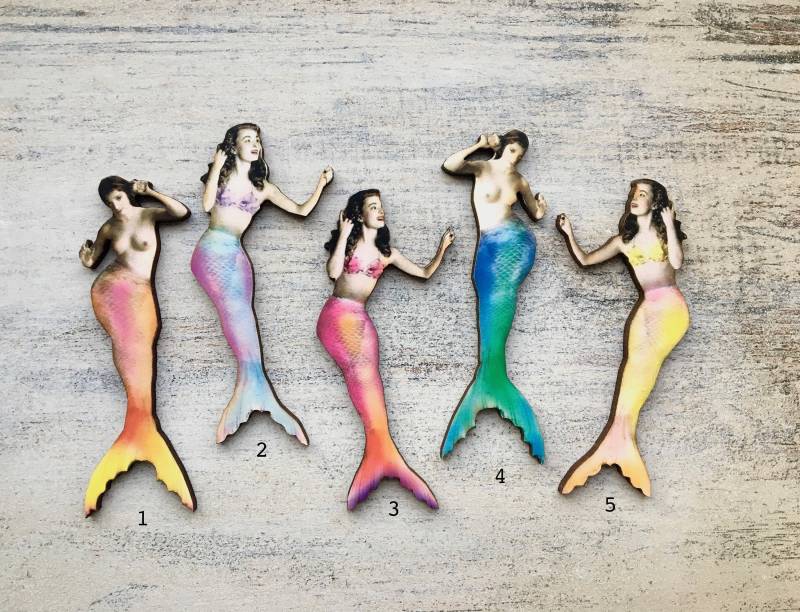 Ahoi Mermaid Meerjungfrau Nixe Brosche Freie Wahl Ahoi Mermaid Meerjungfrau Nixe Brosche Freie Wahl von MiMaMeise