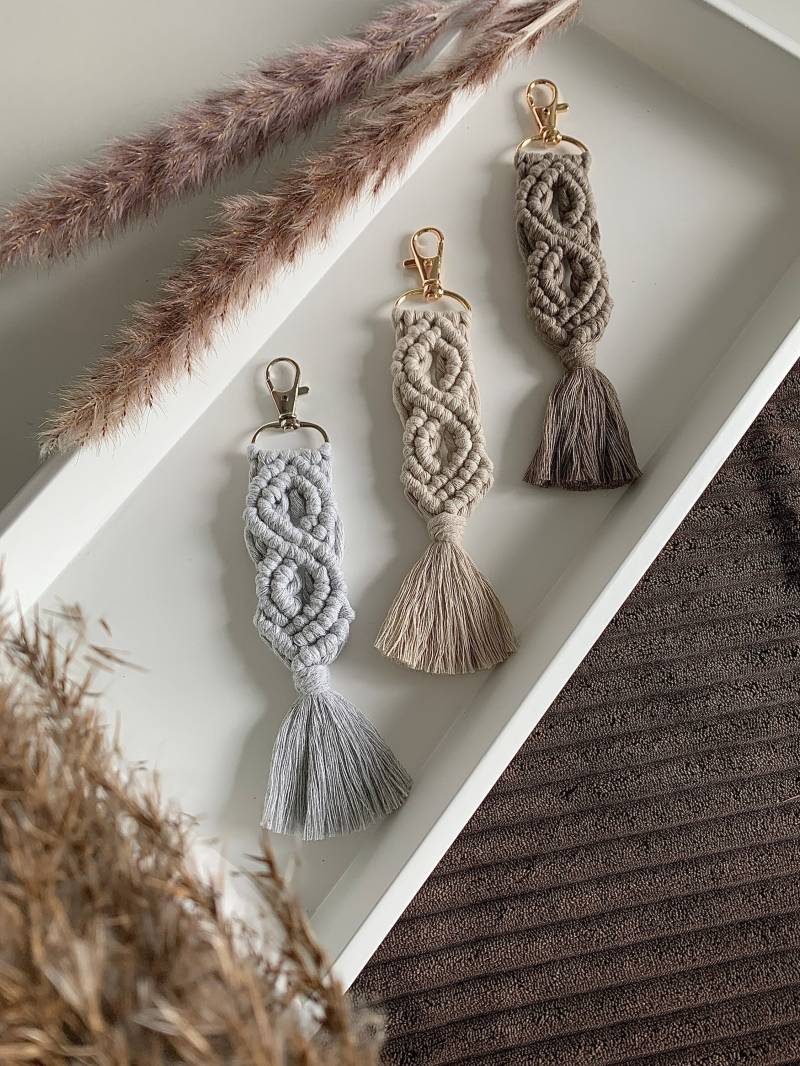 Makramee Schlüsselanhänger | Macrame Keychains von MiMakramia