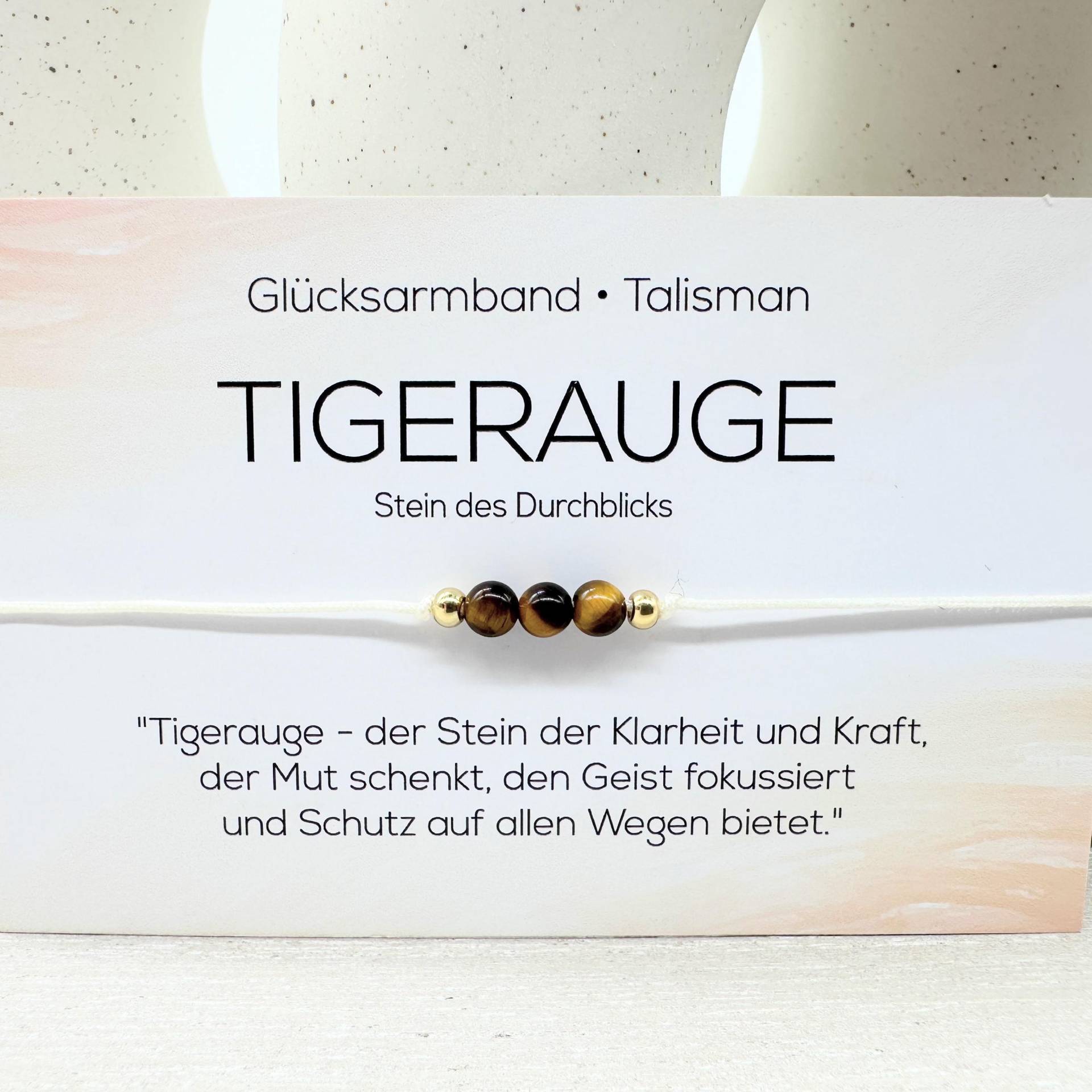 Tigerauge Edelstein Macramé Armband Ø 4 Mm Glücksbringer Talisman Schutzstein Selbstbewusstsein Glück Art.-Nr. Mac058.1 von MiPerlaDesign