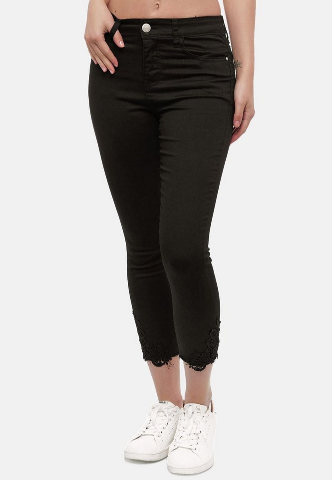 MiSS RJ Skinny-fit-Jeans Denim Jeans Stretch Skinny Röhrenjeans Spitze (1-tlg) ED-ASRA von MiSS RJ