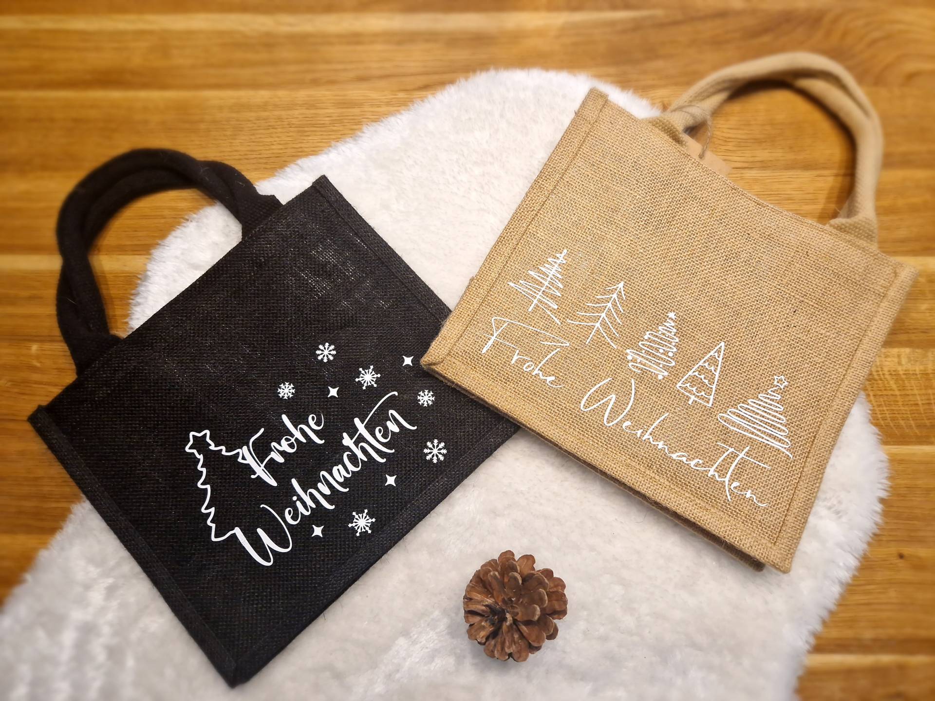 Weihnachtstasche, Geschenktasche, Jutetasche Weihnachtstasche, Geschenktasche, Jutetasche von MiSimade