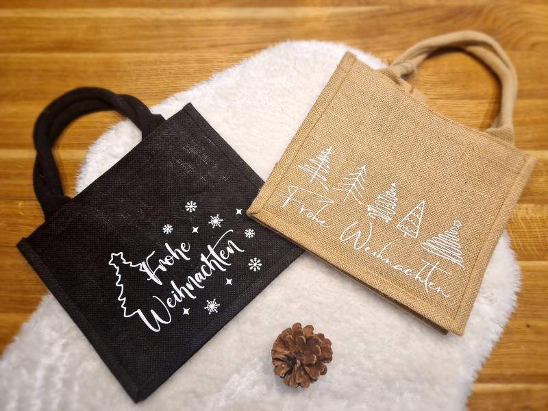 Weihnachtstasche, Geschenktasche, Jutetasche Weihnachtstasche, Geschenktasche, Jutetasche von MiSimade