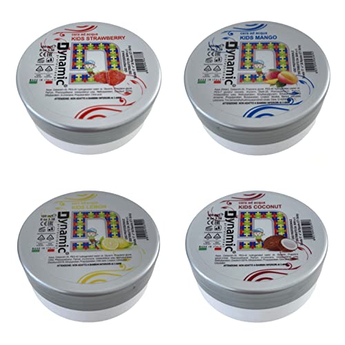 Dynamic Haarwachs für Kinder mit Erdbeere & Mango & Lemon & Cocosduft & starker Halt ohne Silikon & SLS - 100 ml - Made in Italien (Lemon) von MiTo