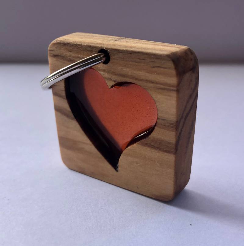 Love Heart Keychain von MiZuGifts