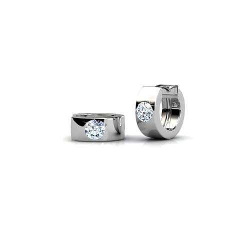 MGJ™ Creolen mit Swarovski-Kristallen | Hypoallergener Schmuck für Damen | Erhältlich in Silber, Gold und Roségold | Wird mit Geschenkbox und -beutel geliefert von Mia Grace Jewellery