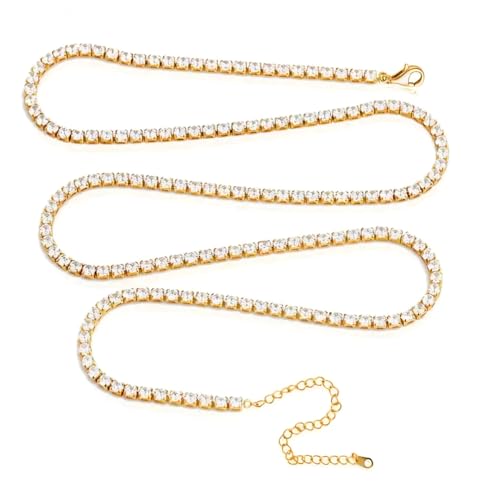 MGJ™ Halskette mit Swarovski-Kristall-Pavé-Anhänger | Hypoallergener Schmuck für Damen | Erhältlich in Silber, Gold und Roségold | Wird mit Geschenkbox und Beutel geliefert von Mia Grace Jewellery