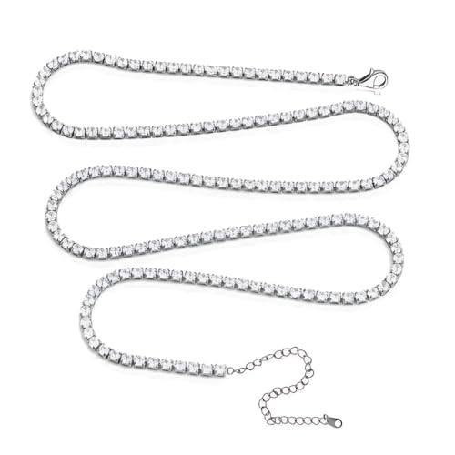 MGJ™ Halskette mit Swarovski-Kristall-Pavé-Anhänger | Hypoallergener Schmuck für Damen | Erhältlich in Silber, Gold und Roségold | Wird mit Geschenkbox und Beutel geliefert von Mia Grace Jewellery