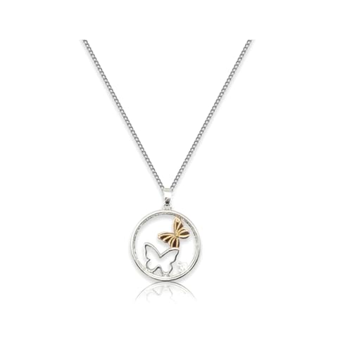 MGJ™ Silberne Halskette mit Swarovski-Kristallen – Wird mit weißer Geschenkbox, Beutel und Weihnachtskarte geliefert – Hypoallergenes Schmuckgeschenk für Sie von Mia Grace Jewellery