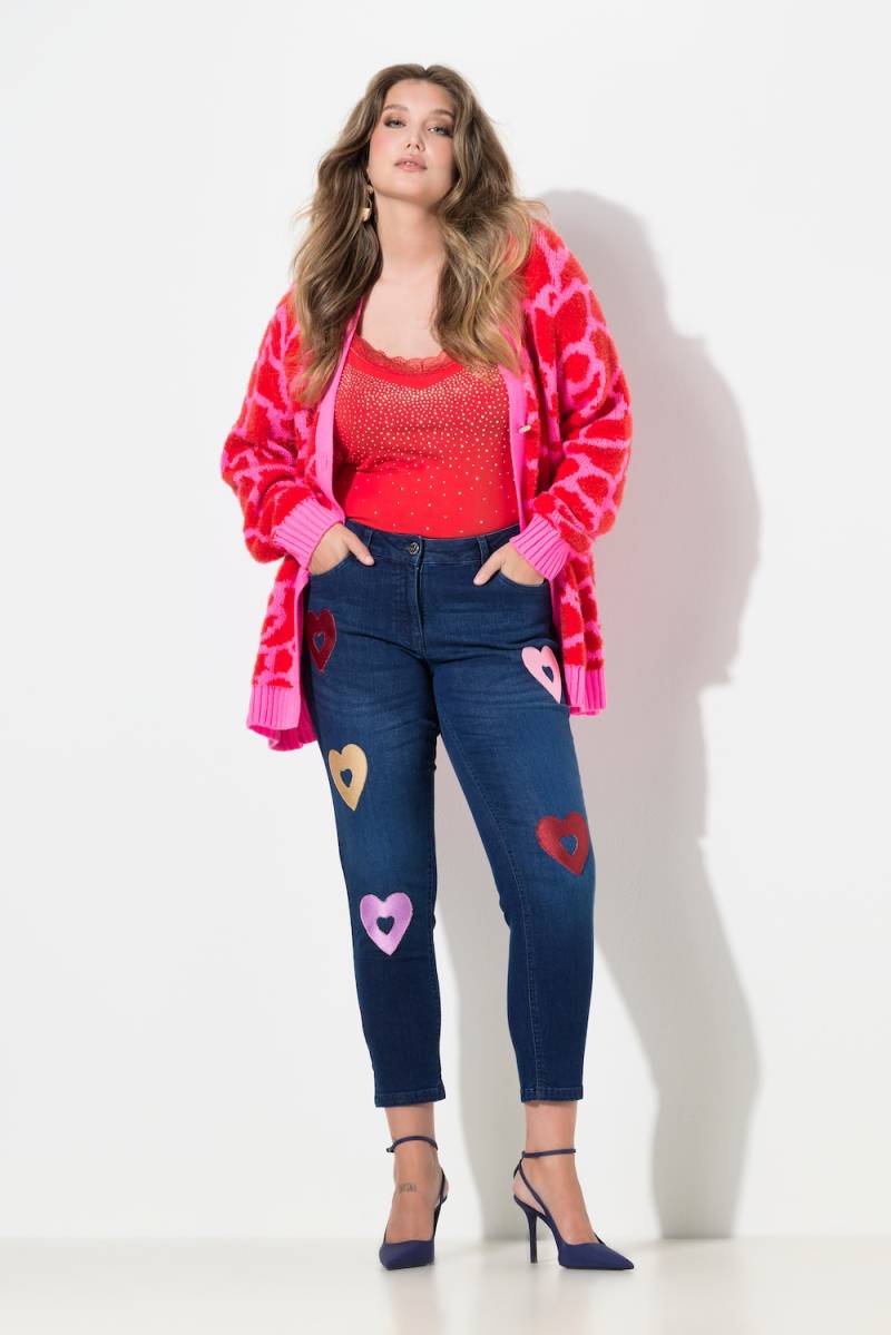 Große Größen Jeans Pina, Damen, blau, Größe: 48, Baumwolle, Mia Moda von Mia Moda