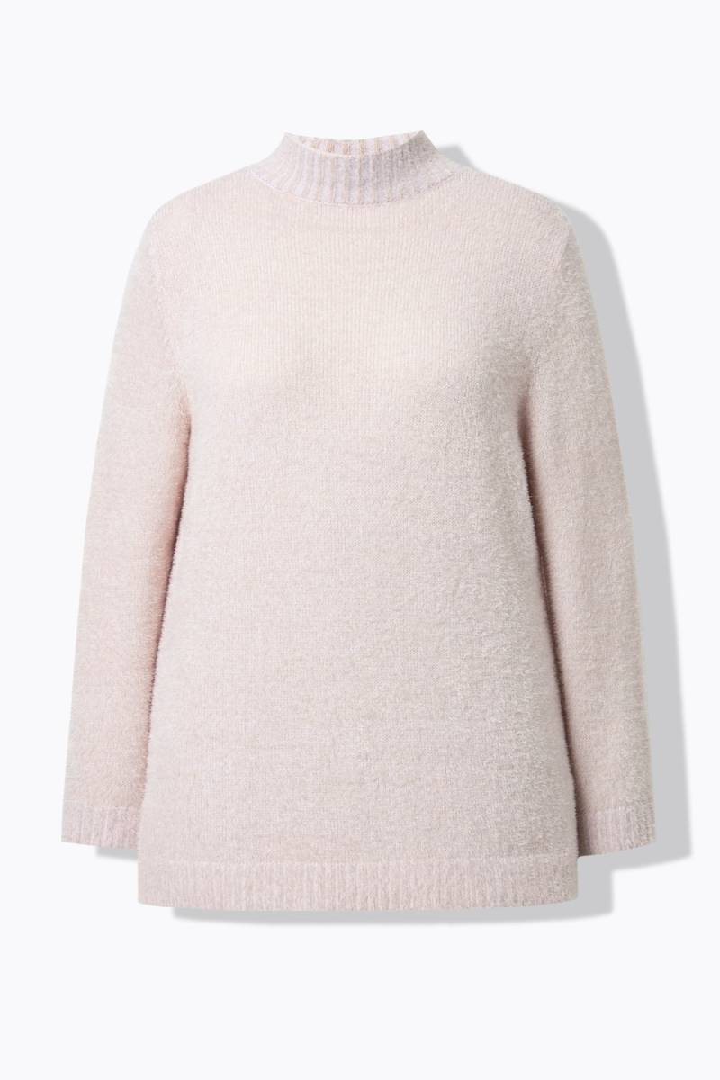 Große Größen Pullover, Damen, grau, Größe: 42/44, Synthetische Fasern, Mia Moda von Mia Moda