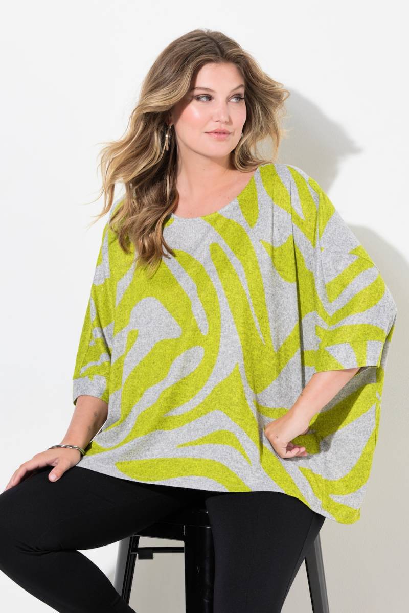 Große Größen Pullover, Damen, grün, Größe: 46/48, Polyester, Mia Moda von Mia Moda