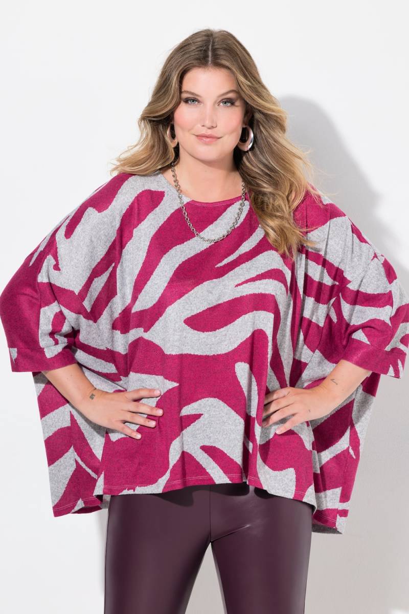 Große Größen Pullover, Damen, rosa, Größe: 42/44, Polyester, Mia Moda von Mia Moda