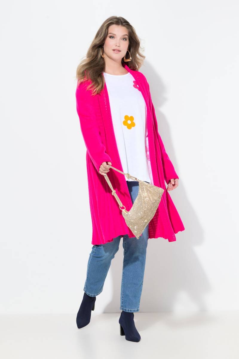 Große Größen Strickjacke, Damen, rosa, Größe: 46/48, Synthetische Fasern, Mia Moda Große Größen Strickjacke, Damen, rosa, Größe: 46/48, Synthetische Fasern, Mia Moda von Mia Moda