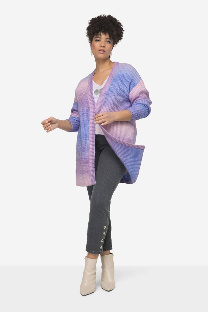 Große Größen Strickjacke, Damen, rosa, Größe: 48, Synthetische Fasern/Polyester, Mia Moda von Mia Moda