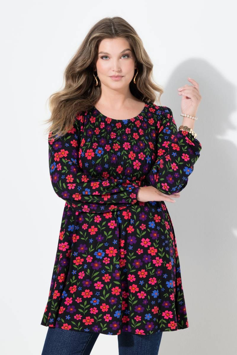 Große Größen T-Shirt, Damen, schwarz, Größe: 54, Viskose, Mia Moda von Mia Moda