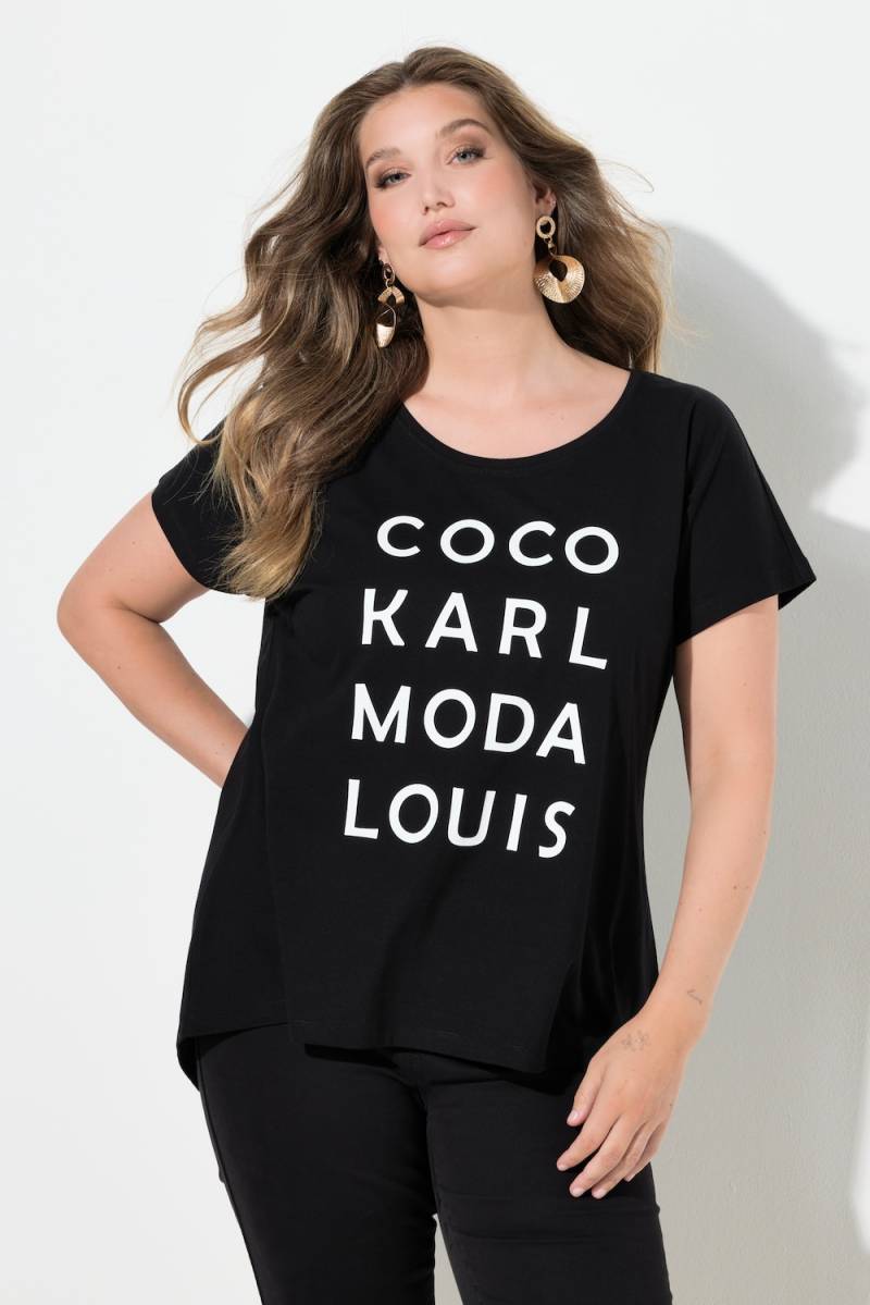 Große Größen T-Shirt, Damen, schwarz, Größe: 60, Baumwolle, Mia Moda von Mia Moda