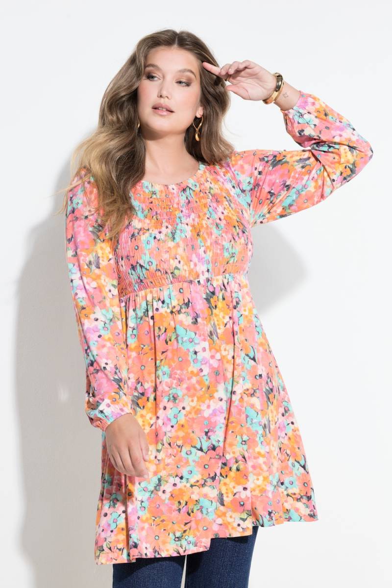 Große Größen T-Shirt, Damen, türkis, Größe: 42, Viskose, Mia Moda von Mia Moda