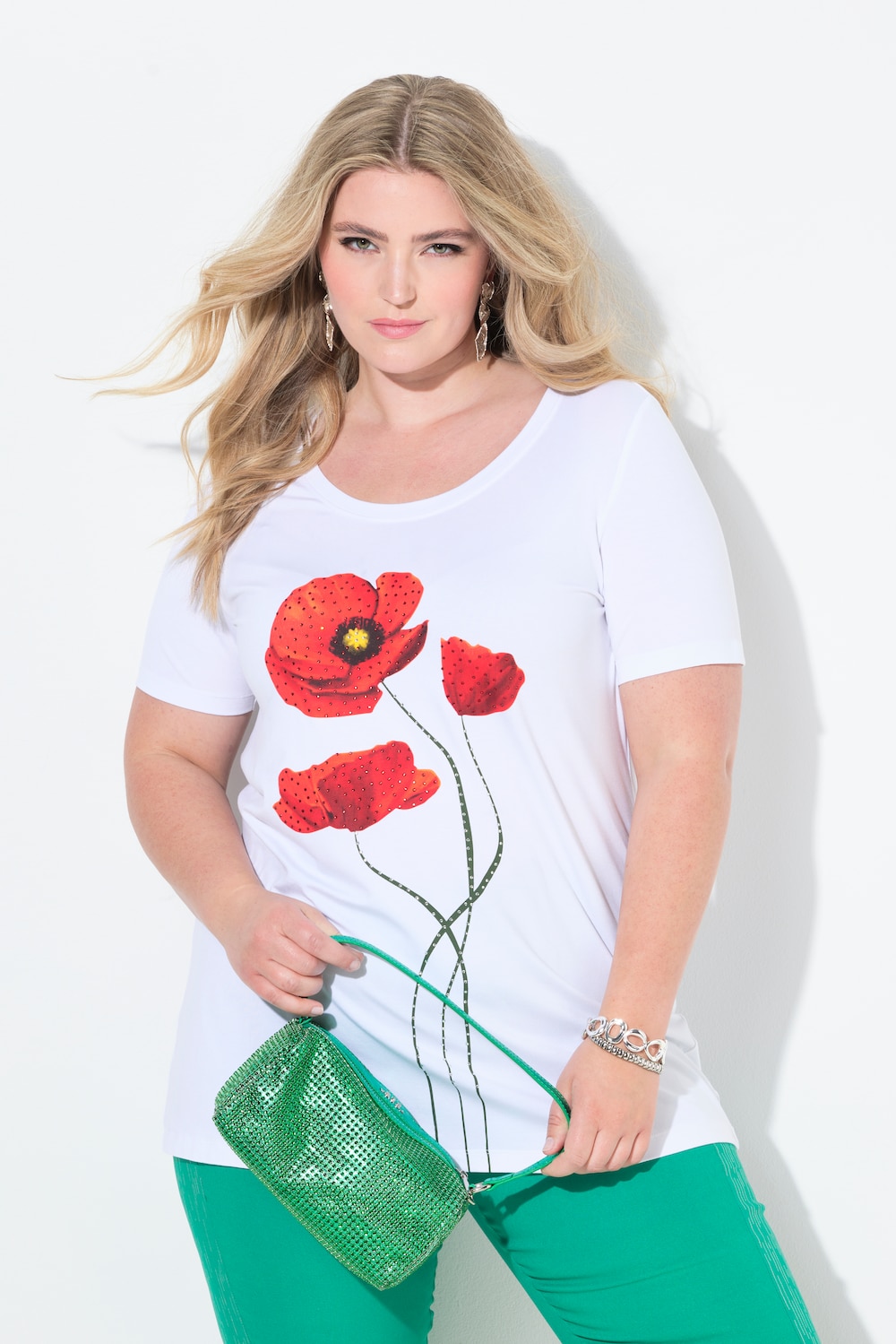 Große Größen T-Shirt, Damen, weiß, Größe: 52, Viskose, Mia Moda Große Größen T-Shirt, Damen, weiß, Größe: 52, Viskose, Mia Moda von Mia Moda