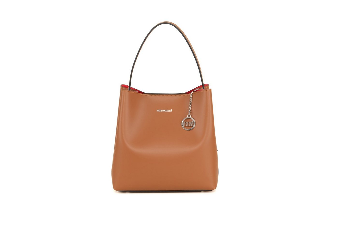 Mia Tomazzi Shopper, Mia Tomazzi Echtleder Tasche Umhängetasche Schulter Verstellbare Trä von Mia Tomazzi