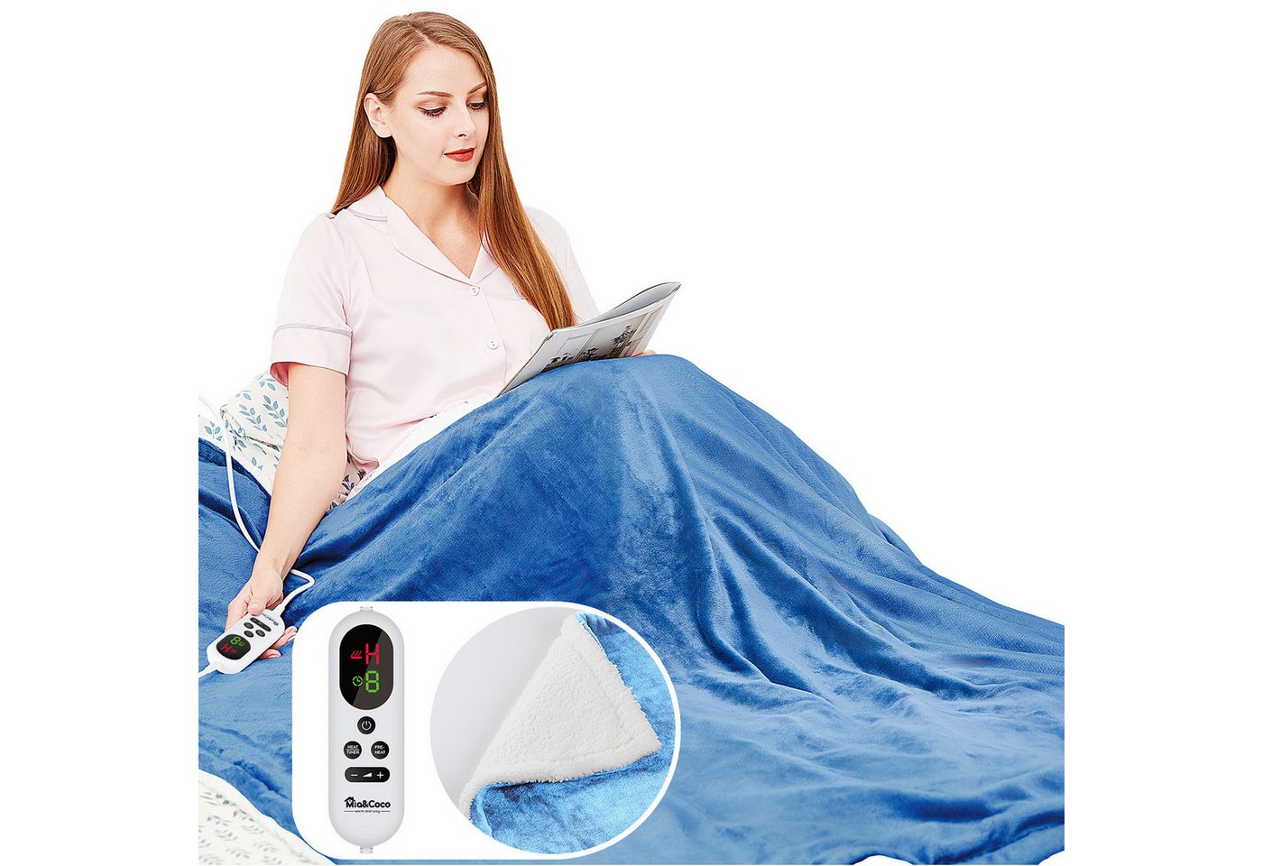Mia&Coco Heizdecke Heizdecke mit Abschaltautomatik von Mia&Coco