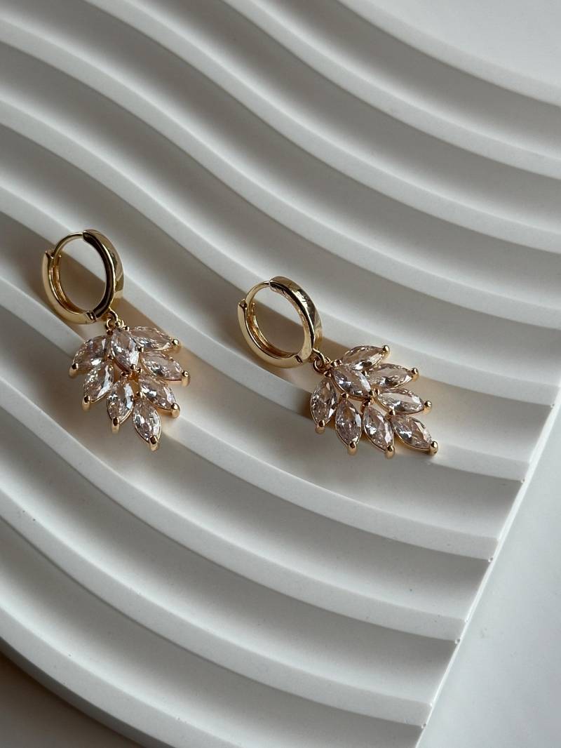Ohrringe Mit Zirkonia in Gold Ohrringe Mit Zirkonia in Gold von MiaLenaDESIGNShop