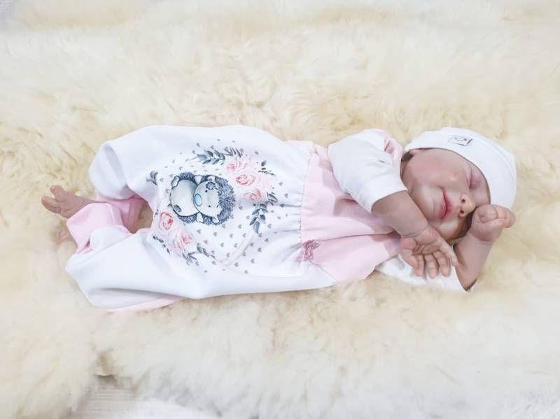 Süßer Mitwachs Strampler Stoffwahl Igelchen Von Atelier Miamia von MiaMiaAtelier