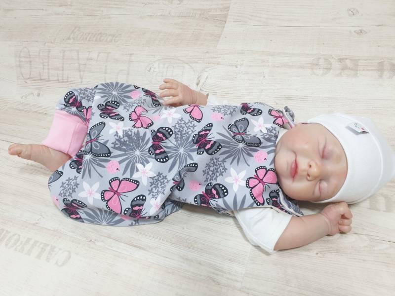 Mitwachs-Strampler Baby 50-92 | Stoffwahl Handgemacht in Deutschland Weicher Baumwoll-Jersey Einzeln Oder Als Set Mit Mütze & Halstuch von MiaMiaAtelier