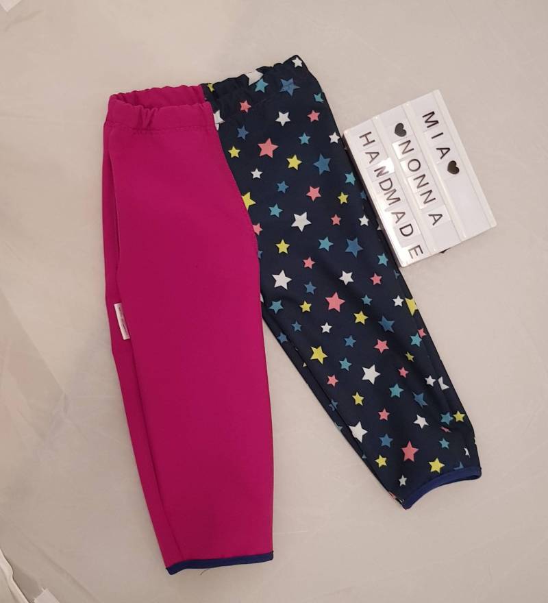 Matschhose Aus Softshell Für Kleinkinder, Wasser - Und Winddicht, Weich Warm von MiaNonnaHandmade