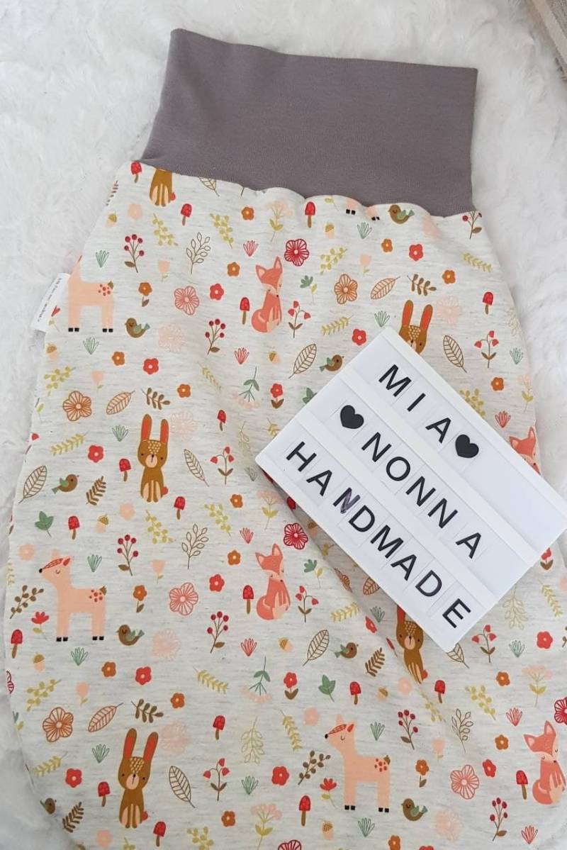 Zauberhafter Pucksack Mit Kuscheliger Innenseite Für Die Kleinsten, Schön Warm Und Weich Viel Platz Zum Strampeln von MiaNonnaHandmade
