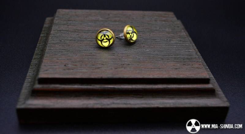 stud Earrings "Biohazard" stud Earrings "Biohazard" von MiaShinda