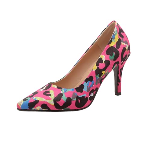 Damen High Heels Pumps Kleider Pumps Klassische Stöckelschuhe Spitze Zehe Hochzeits Für Geschäft Und Cocktail Party Hochglanz,Patterned pink,35 EU Damen High Heels Pumps Kleider Pumps Klassische Stöckelschuhe Spitze Zehe Hochzeits Für Geschäft Und Cocktail Party Hochglanz,Patterned pink,35 EU von MiaZane