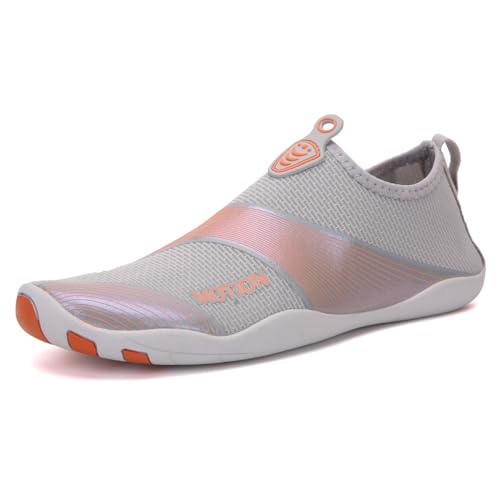 MiaZane Wasserschuhe Damen Herren Schlupf Schnelltrocknend Barfußschuhe Herren Aqua Strand Schwimmschuhe Für Schwimmen Und Wandern Rutschsicher,888gray,39 EU MiaZane Wasserschuhe Damen Herren Schlupf Schnelltrocknend Barfußschuhe Herren Aqua Strand Schwimmschuhe Für Schwimmen Und Wandern Rutschsicher,888gray,39 EU von MiaZane