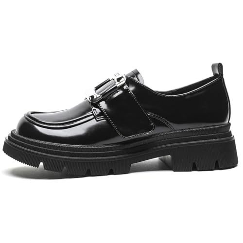 Plateform Loafers Damen Blockabsatz Chunky Slip On Pumps Runde Spitze Leder Business Casual Schuhe Für Arbeit Schule Und Täglichen Gebrauch,Schwarz,42 EU Plateform Loafers Damen Blockabsatz Chunky Slip On Pumps Runde Spitze Leder Business Casual Schuhe Für Arbeit Schule Und Täglichen Gebrauch,Schwarz,42 EU von MiaZane