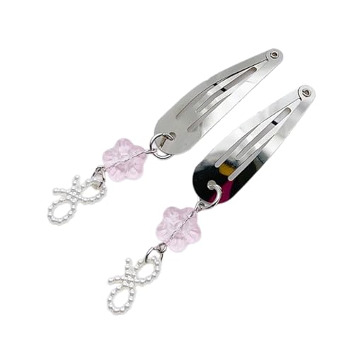 2-teiliges Haarspangen-Set, modische Haarnadel, bunte Haarspangen, Kopfbedeckung, Ornament, elegantes Haar-Accessoire für Damen von Miaelle