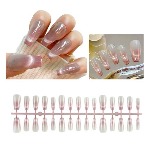 30 Stück Künstliche Nägel Lange Nägel Zum Aufdrücken Tragbare Künstliche Nägel Vollständige Abdeckung Acryl Nagelspitzen Zum Aufdrücken Der Nägel Für Frauen Lange Nägel Zum Aufdrücken Nägel von Miaelle