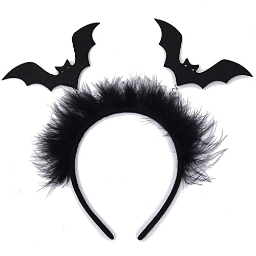 Fledermaus Haarreifen Schwarzer Kopfschmuck Stirnband Mit Fledermaus Dekor Stirnband Haarschmuck Für Frauen Mädchen Konzerte Stirnband Haarreifen Kopfschmuck Für Halloween Weihnachten von Miaelle