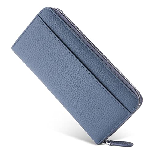 Geldbörse mit mehreren Fächern, PU-Tasche, Ausweis, Kreditkarte, Bankkartenhalter mit Reißverschluss, für Damen und Herren, Unisex, Clutch, lange Brieftasche, PU-Tasche, Ausweis, Kreditkarte, von Miaelle