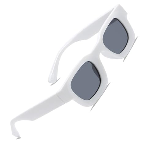 Miaelle Übergroße Sonnenbrille, leicht, cool, für Reisen, Urlaub, Musik, Festival, Schattierungen, Versorgung, dicker Rahmen, Sonnenbrille für Damen, D von Miaelle