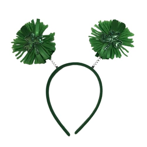 Patrick Day Stirnband für Familientreffen, Karneval, Feier, Haarreif, Urlaubsrequisiten, Kopfbedeckung, Kleeblatt-Stirnbänder, festliches Haar-Accessoire von Miaelle