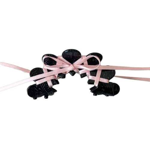 Stilvolle Acryl Haarspange Süße Mädchen Greifklammer Band Gebunden Schleife Haarspangen Haarspangen Kopfbedeckung Für Frauen Modernes Stilvolles Haar Accessoire von Miaelle